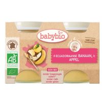 Babybio Dessert appel banaan 130 gram