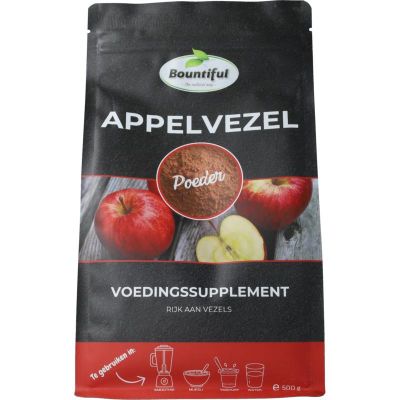 Bountiful Appelvezel poeder Bountiful Appelvezel poeder 500 gram - Dranken