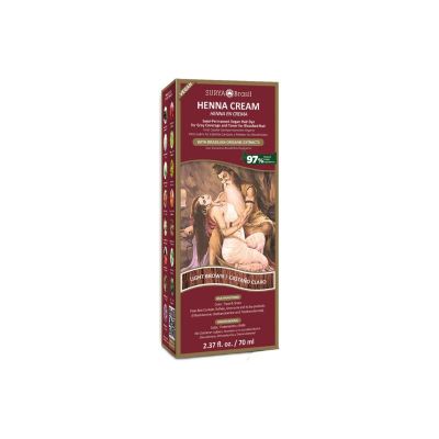Surya Brasil Henna haarverf creme licht bruin Surya Brasil Henna haarverf creme licht bruin 70 Milliliter - Haarkleuring