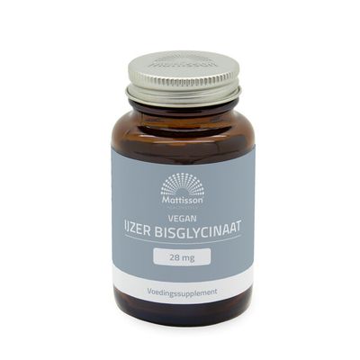 Mattisson Vegan ijzer bisglycinaat 28mg