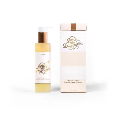 Bees Brilliance Manuka honey foaming facial cleanser 200 Milliliter - Reiniging