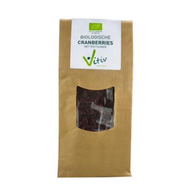 Vitiv Cranberries rietsuiker 250 gram - Overig reform/levensmiddelen