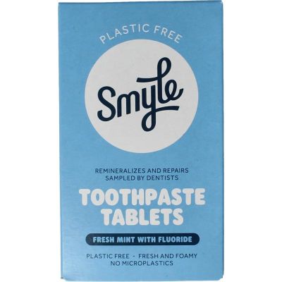 Smyle Tandpasta tabletten met fluoride navul 65 stuks - Overig mondverzorging
