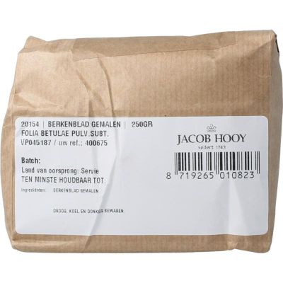 Jacob Hooy Berkenblad gemalen 250 gram - Kruiden