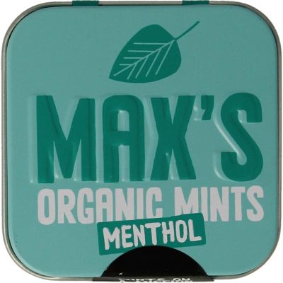 Max Mints Menthol blikje vierkant bio