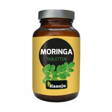 Foto van Hanoju Moringa oleifera heelblad 500 mg