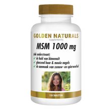 Golden Naturals MSM (zink & bioperine) Foto van Golden Naturals MSM (zink & bioperine)