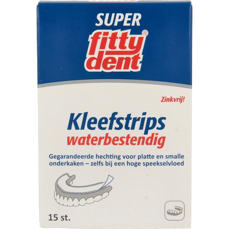 redden Automatisch Diplomatieke kwesties Fittydent Kleefstrips voor onderprothesen - 15 stuks - Medimart.be -  (3326686)
