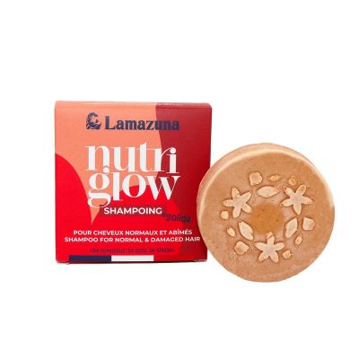 Lamazuna Shampoo bar normaal haar - nutriglow 70 gram - Shampoo