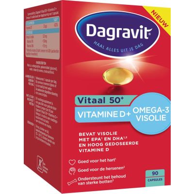 Dagravit Vitaal 50+ omega/vitamine D