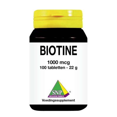 SNP Biotine 1000 mcg 100 tabletten - Vitamine enkel
