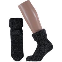 Apollo Slofsok anti slip unisex zwart 35-38