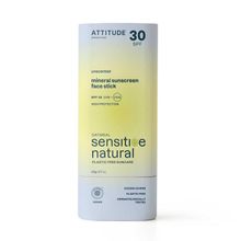 Foto van Attitude Sunly gezichtszonnebrandstick SPF30 gevoelige huid
