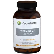 Foto van Proviform Vitamine D3 25 mcg