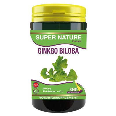 SNP Ginkgo biloba 500 mg puur 90 tabletten - Fytotherapie