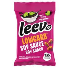Foto van Leev Bio lowcarb snack soyabonen soya saus