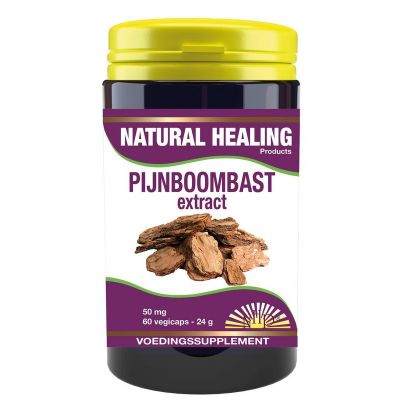 Foto van NHP Pijnboombast extract pycnogenol 50 mg