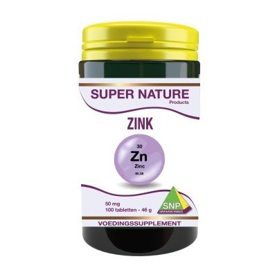 Foto van SNP Zink 50 mg