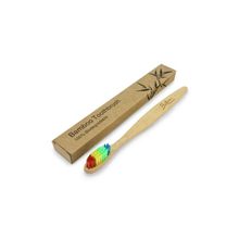 Foto van Betereproducten Bamboe tandenborstel voor volwassenen regenboog