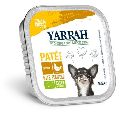 Yarrah Biologisch hondenvoer paté met kip