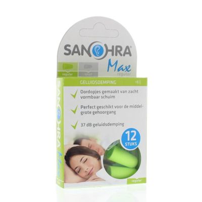 Oordop foam max regular 6 paar - Oorverzorging