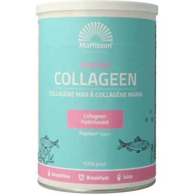 Mattisson Marine collageen poeder Peptan 300 gram - Overige vitaminen/mineralen