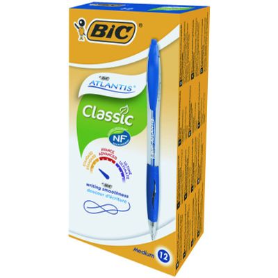 BIC Atlantis pennen blauw doos