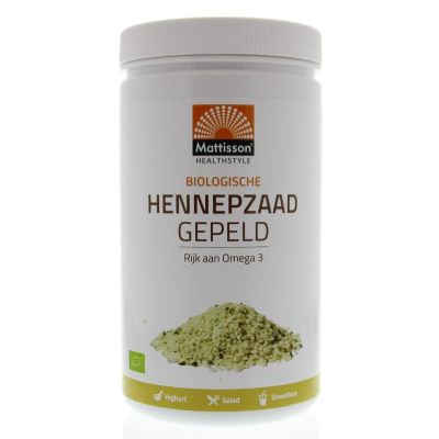 Mattisson Absolute hemp seeds hulled hennepzaad gepeld