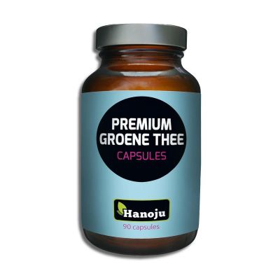 Hanoju Groene thee extract 400 mg Hanoju Groene thee extract 400 mg 90 Vegetarische capsules - Fytotherapie