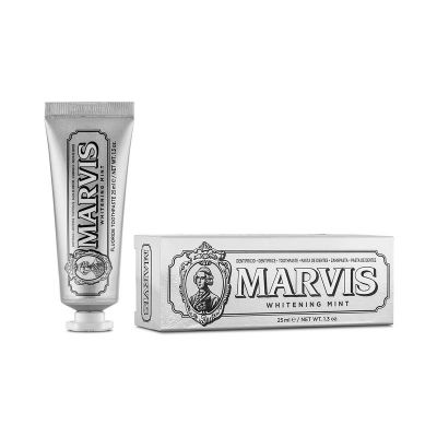 Marvis Toothpaste whitening mint 25 Milliliter - Tandpasta