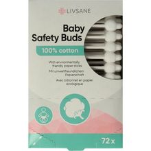 Foto van Livsane Wattenstaafjes baby papier