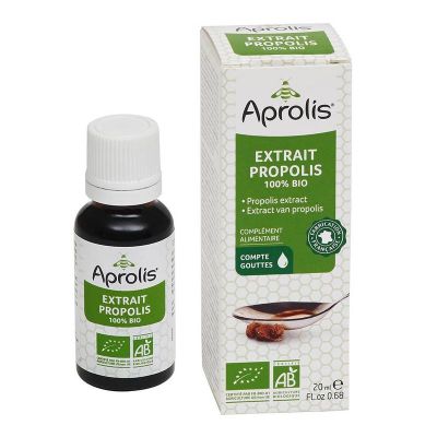 Aprolis Propolis extract 100% biologisch 20 Milliliter - Overige vitaminen/mineralen