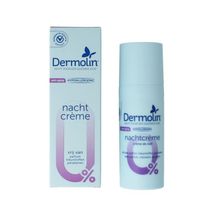 Foto van Dermolin Nachtcreme anti-aging flacon