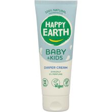 Foto van Happy Earth Billencreme zink voor baby & kids