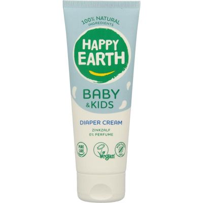 Happy Earth Billencreme zink voor baby & kids