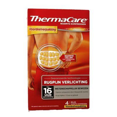 Thermacare Promopack rug kompres 4 stuks - Sport verzorging
