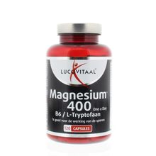 Foto van Lucovitaal Magnesium 400 met B6 en L-tryptofaan