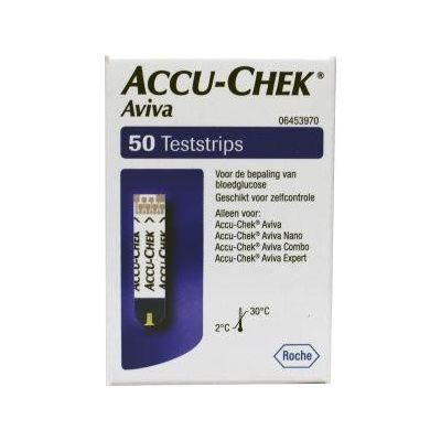 Accu Chek Aviva diabetes teststrip