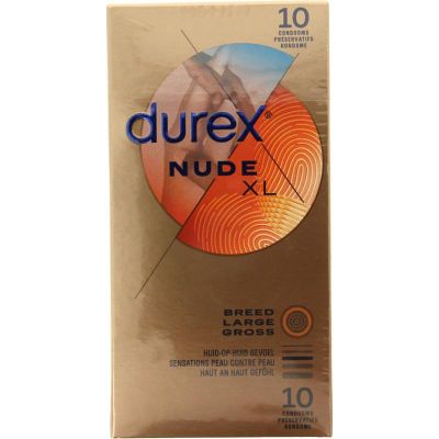 Durex Nude XL condooms 10 stuks - Condooms