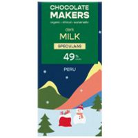 Chocolatemakers Kerstreep milky speculaas