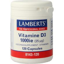 Foto van Lamberts Vitamine D3 1000IE 25 mcg