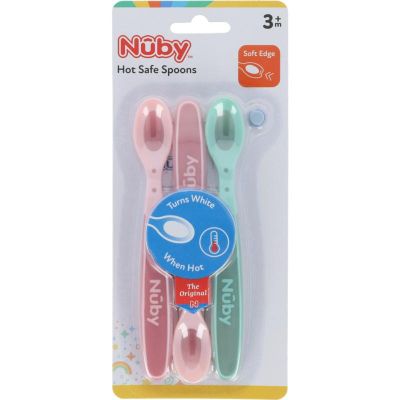 Foto van Nuby Warmtegevoelige lepeltjes 3 maanden +