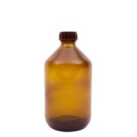 Medicijnfles gedopt bruin 500 ml 28 mm