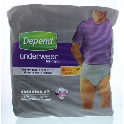 Depend Pants Voor Man Maximum S/M 10 stuks - Pants en broekjes
