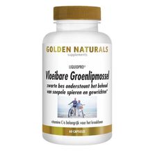 Foto van Golden Naturals Vloeibare Groenlipmossel Gold