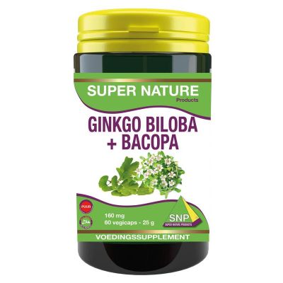 SNP Ginkgo biloba met bacopa 60 capsules - Fytotherapie