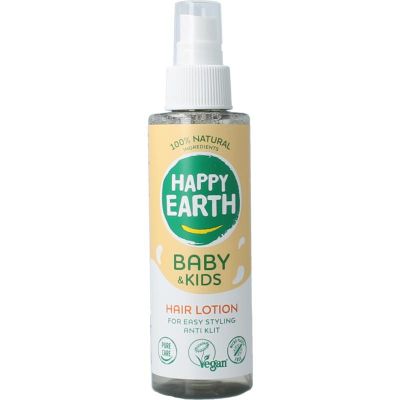 Happy Earth Hairlotion voor baby & kids