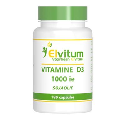 Elvitaal Vitamine D3 1000IE soja