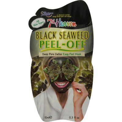 Montagne 7th Heaven gezichtsmasker black seaweed Montagne 7th Heaven gezichtsmasker black seaweed 10 Milliliter - Reiniging