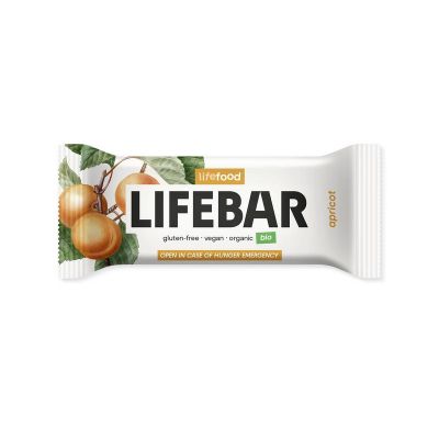 Lifefood Lifebar abrikoos bio raw